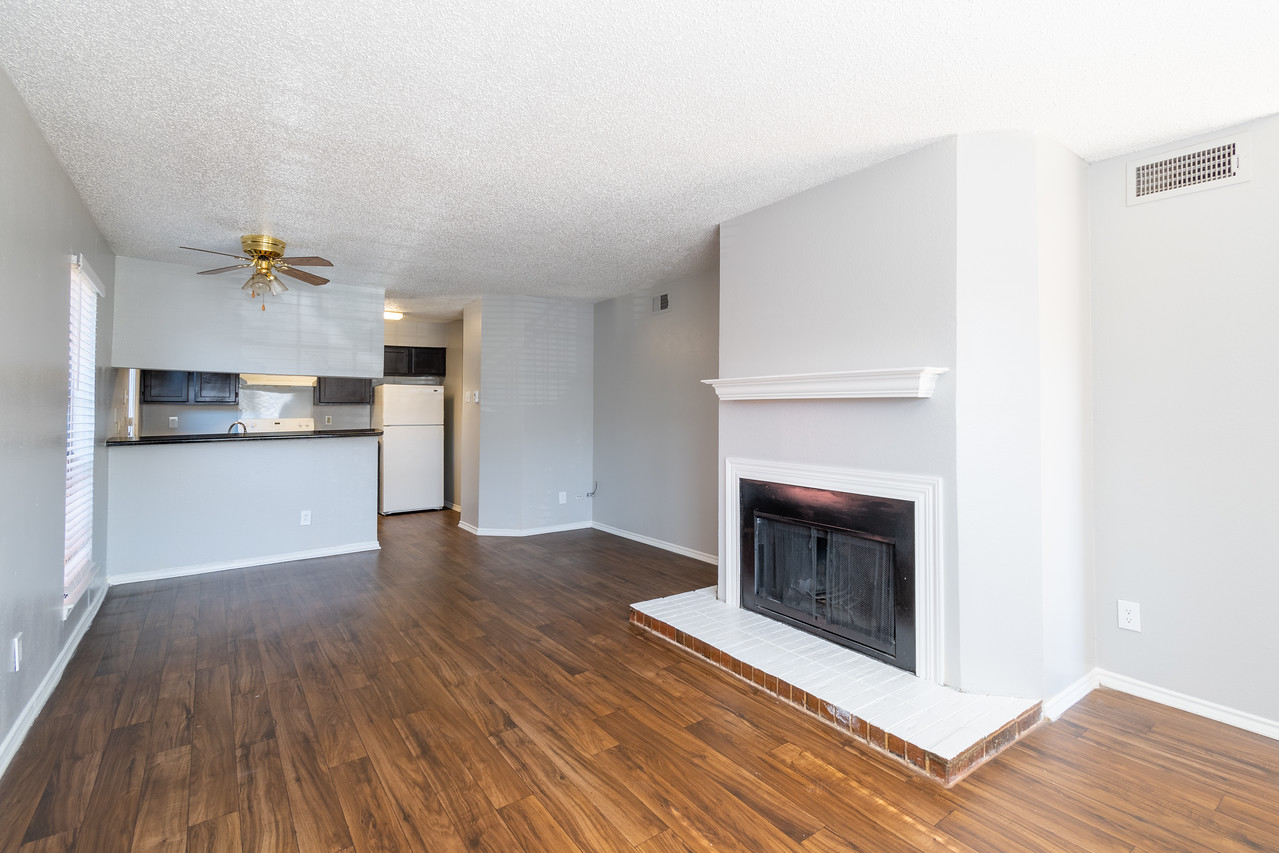 Upscale apartment kitchen with granite countertops and stainless steel appliances at our Dallas apartments for rent  Upscale apartment kitchen with granite countertops and stainless steel appliances at our Dallas apartments for rent